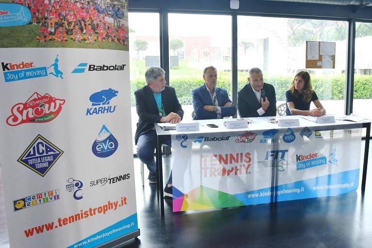 Presentazione Master 'Tennis Trophy FIT Kinder Joy of moving' (foto Fioriti)