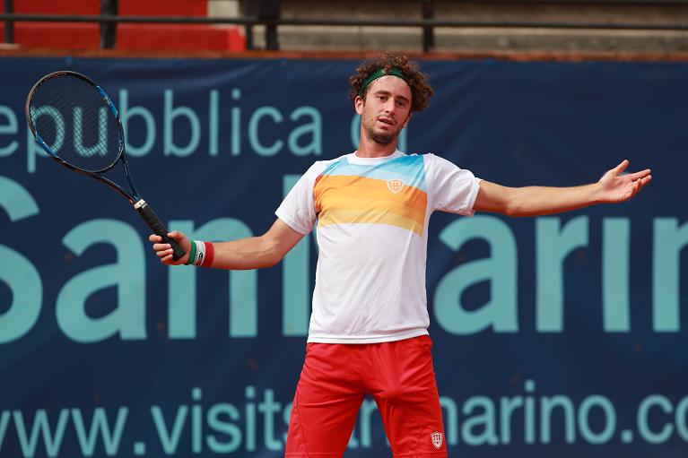 Un'espressione sconsolata di Manuel Mazza  (foto San Marino Open/Calabrò)
