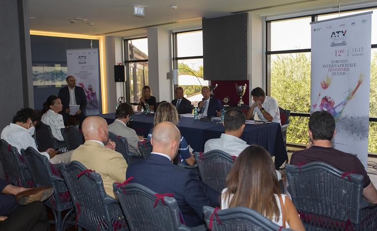 Conferenza stampa presentazione ATV Tennis Open Roma