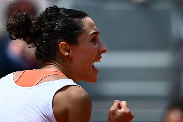 Tutta la grinta di Martina Trevisan (foto Getty Images)