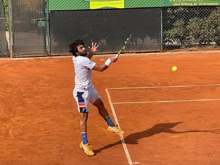 Giovanni Calvao finalista ai Campionati Italiani di Seconda Categoria 2021 al TC Cagliari