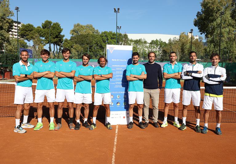 La squadra maschile di Serie A1 del CT Palermo (foto Militello)