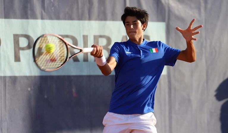 Federico Cinà in Nazionale U16 (foto D'Ambrosio)