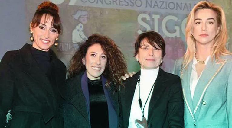 Manuela Di Centa, Elisa Di Francisca, Antonella Palmisano e Silvia Salis al 67° Congresso Nazionale Società Italiana di Gerontologia e Geriatria a Roma