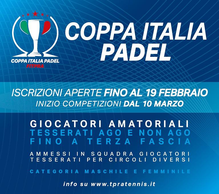 Coppa Italia Padel Tpra