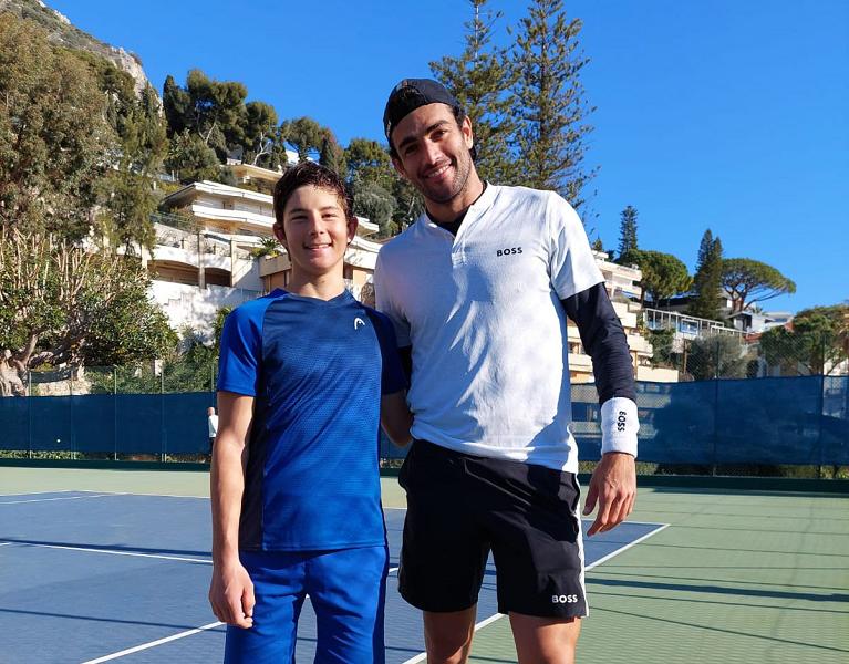 Daniele Rapagnetta e Matteo Berrettini