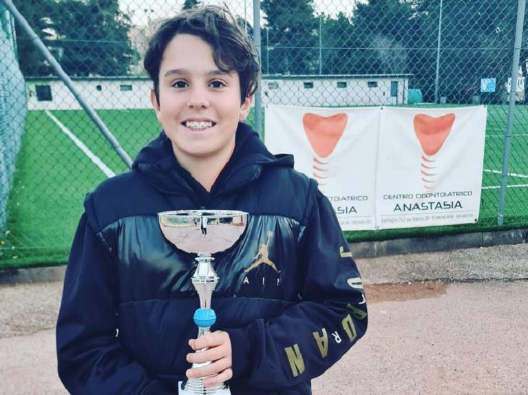 Daniele Papeo, vincitore tabellone under 13 maschile
