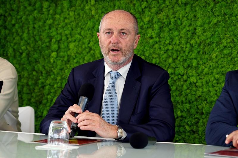 Angelo Binaghi, presidente della FITP (foto Sposito)