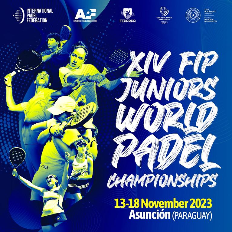 La locandina dei 14esimi FIP Juniors Padel World Championships