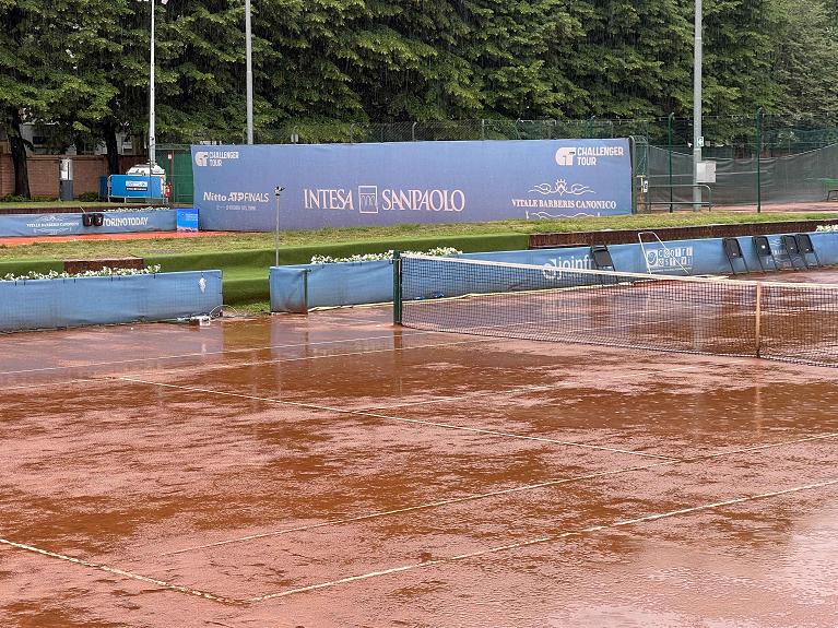 I campi bagnati del Piemonte Open intesa Sanpaolo (Foto Panunzio)