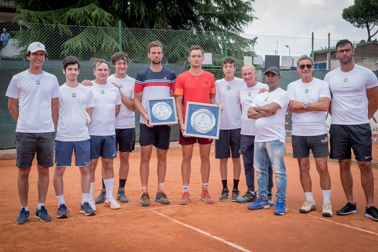 La premiazione dell'ITF di Frascati (foto Giampiero D'Urso)