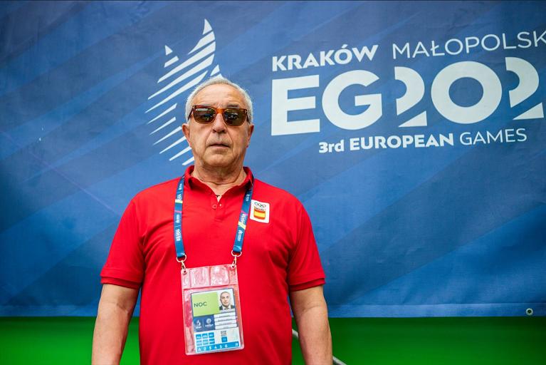Il presidente del Comitato olimpico spagnolo, Alejandro Blanco, a Cracovia per i Giochi Europei (Foto Ufficio Stampa)