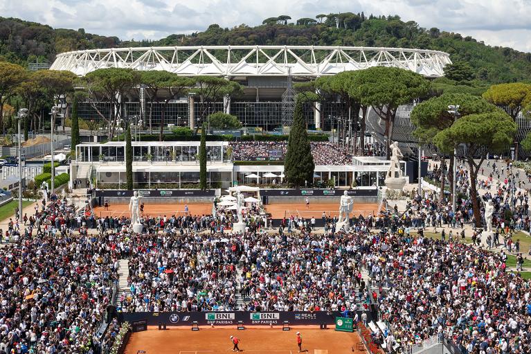 Panoramica Stadio Pietrangeli e Foro Italico (foto Sposito)