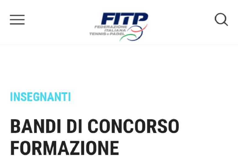 Bando di concorso Beach Tennis