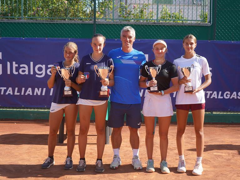 Ludovica Casalino e Anna Nerelli, campionesse di doppio U13