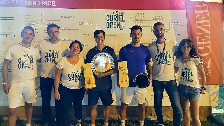 premiazioni open tennis Curiel