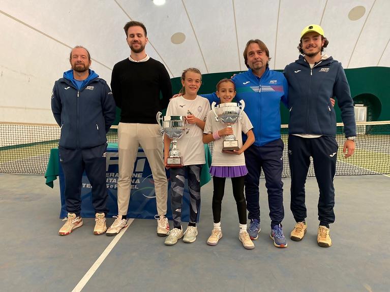 Master Junior Next Gen 2023 - U10 femminile: la vincitrice Carlotta Arginelli e la finalista Sofia Foggia