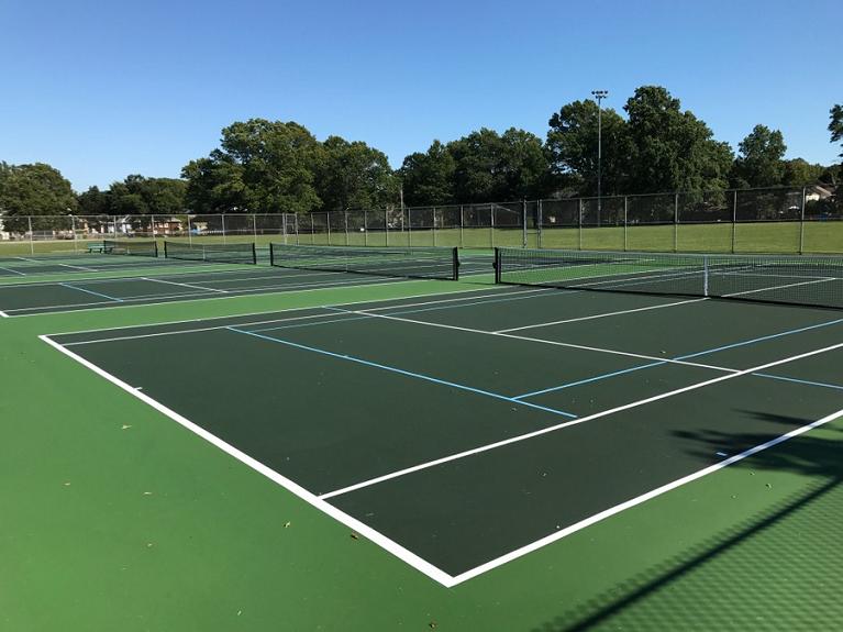 Campo da tennis in cemento