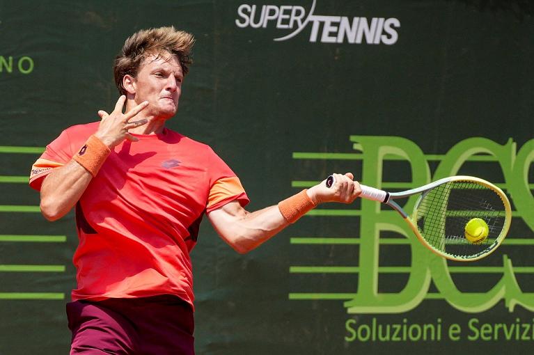 Giovanni Oradini all'ASPRIA Tennis Cup – Trofeo BCS (Foto Francesco Peluso)