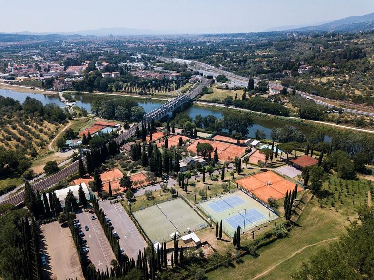 Il Match Ball Firenze dall'alto