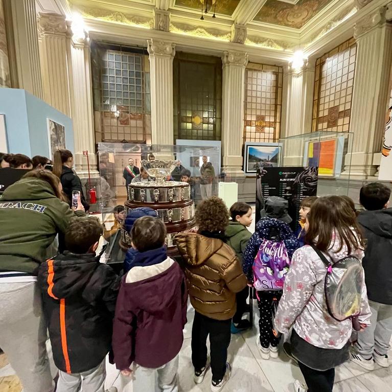 Tanti i bambini delle scuole in visita