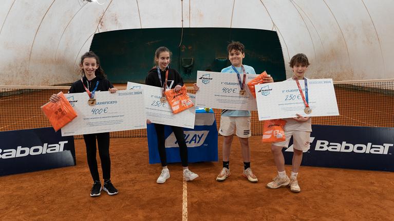 I finalisti della 1° tappa della Babolat Cup Italia