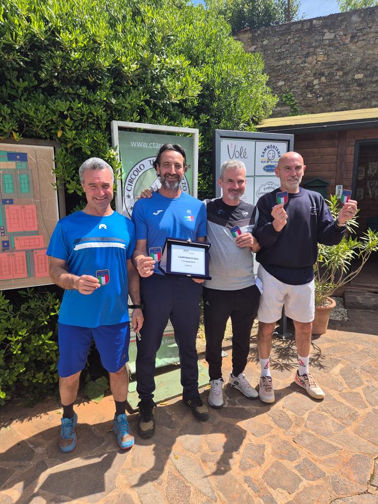 Tennis Pisa campione toscano Over 55