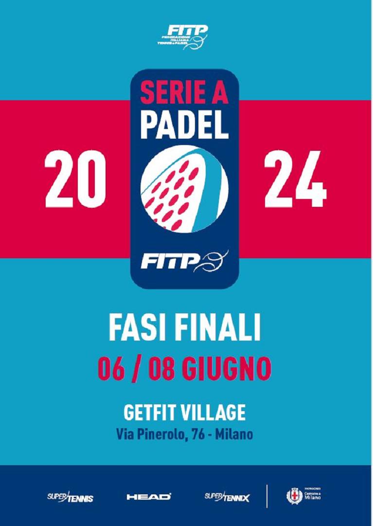 Serie A Padel 2024 - locandina