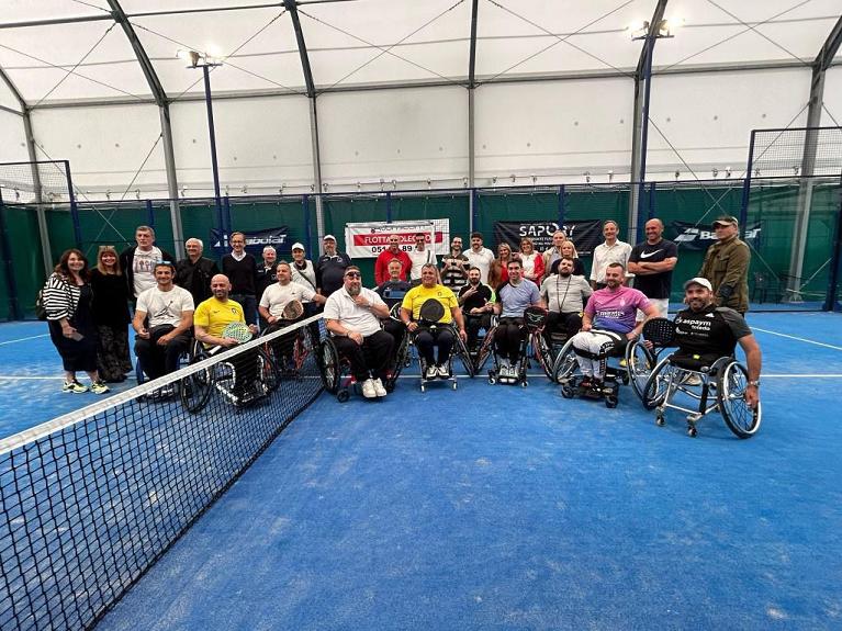 Partecipazione e successo all'open day di Wheelchair Padel allo Sport Club Ozzano
