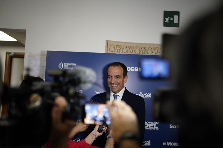 Luigi Carraro, presidente della Federazione Internazionale Padel (Foto FITP)