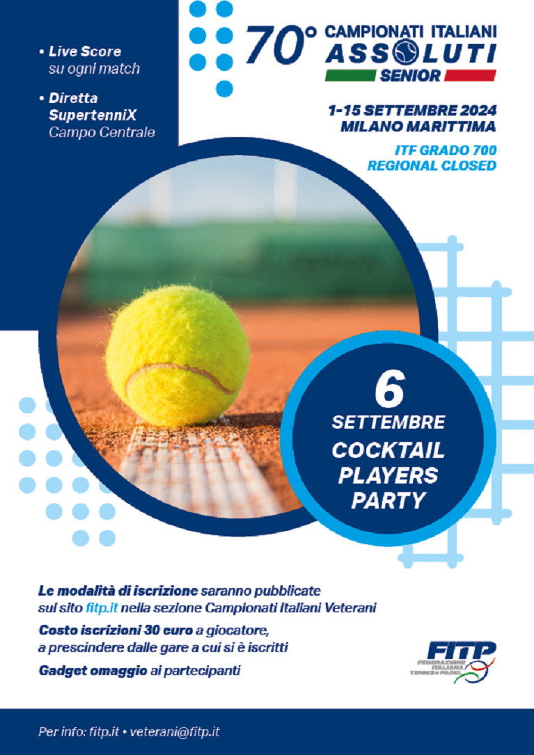 Locandina Campionati Italiani Assoluti Senior 2024