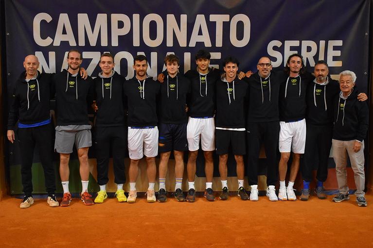 La formazione del Tc Crema, qualificata ai play-off del campionato italiano a squadre di Serie A1