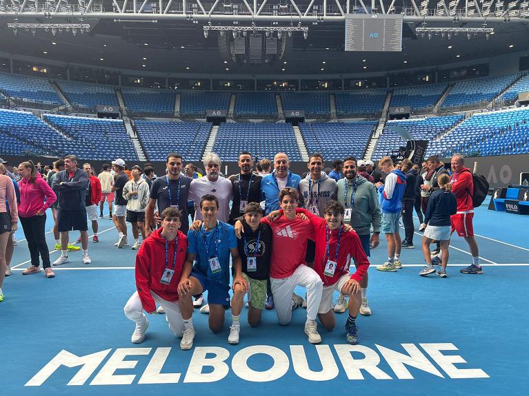 I giovani azzurri impegnati agli Australian Open Junior