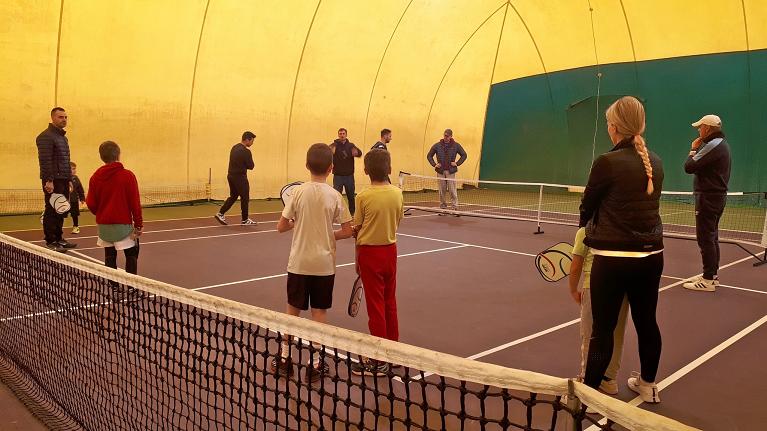 pickleball sui campi del TC Ancona