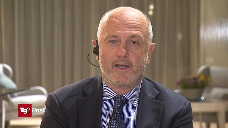 Il presidente della Federazione Italiana Tennis e Padel Angelo Binaghi a Tg2 Post