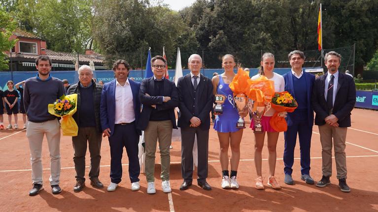 La premiazione del 48° Torneo ITF Under 18 Città di Firenze femminile