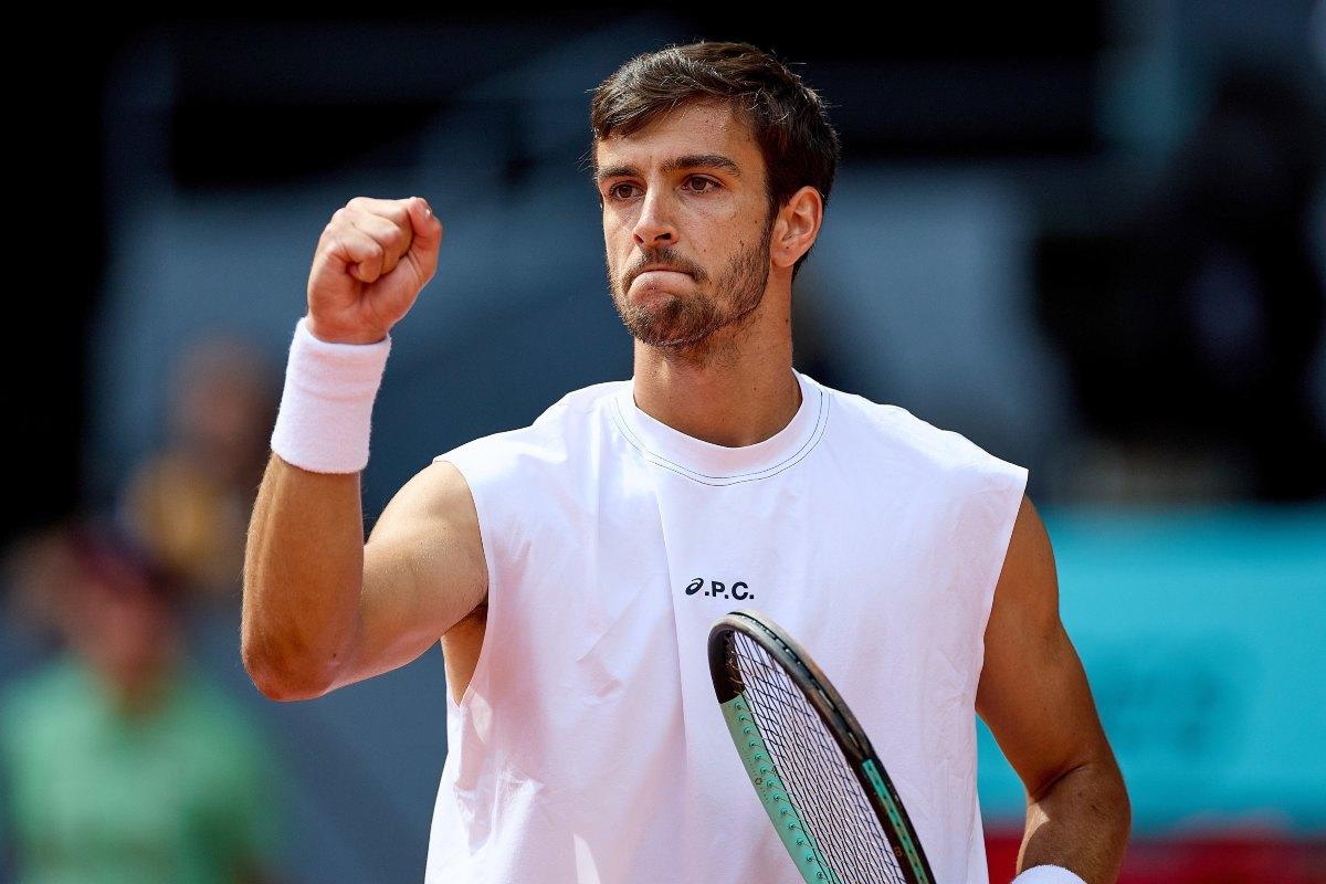 Musetti mostra la sua carica (Profilo X Mutua Madrid Open)