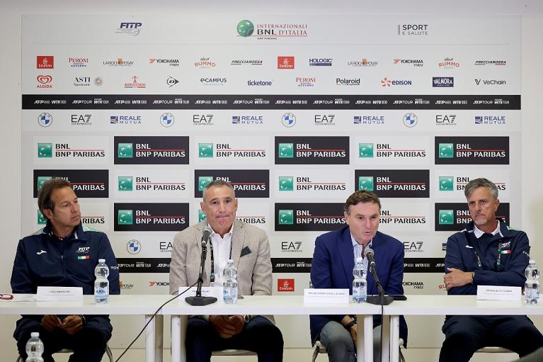 Un momento della presentazione del torneo Tennis Europe Under 16