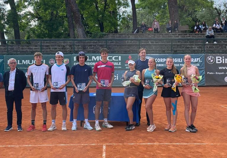 Premiazione Itf Under 18 Città di Prato Doppio