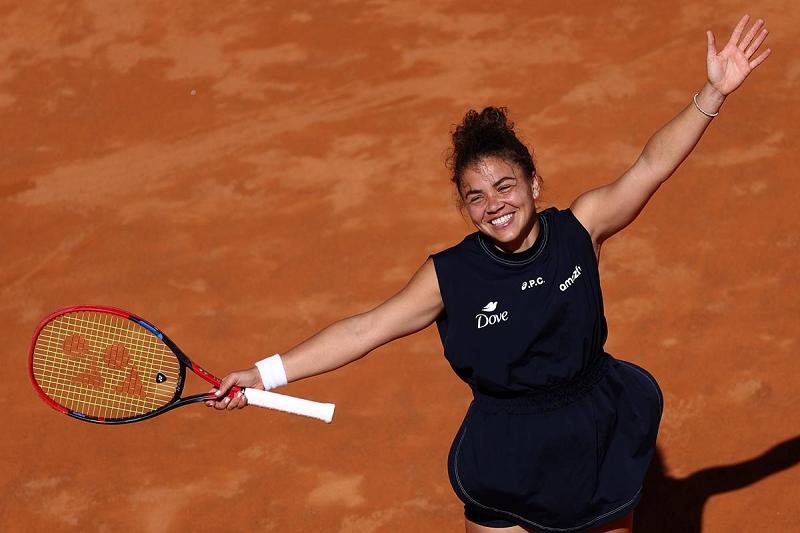Tutta la gioia di Jasmine Paolini (foto Getty Images)