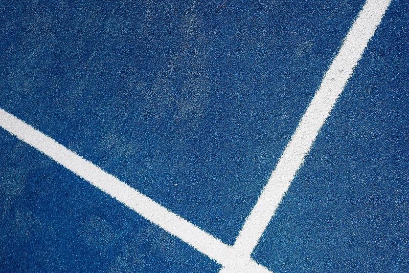 Righe di un campo da padel (Foto FITP)