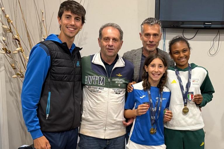 La premiazione di Iacobuzio e Fantoni Kaba
