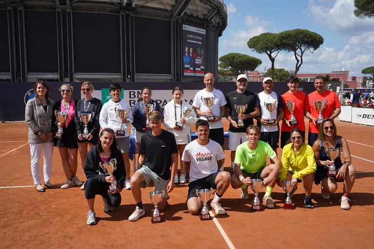 Tutti i vincitori del Master BNL III e IV categoria 2025 al Foro Italico