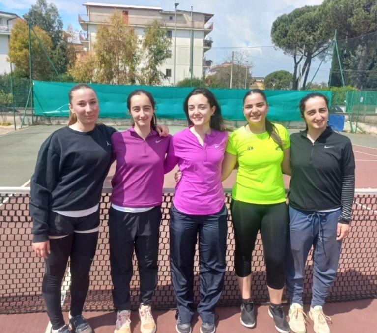 La squadra vincitrice della Serie C femminile del Battipaglia