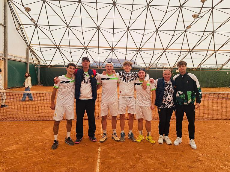 Il team teatino che nell'ultimo turno ha superato l'Angiulli Bari a domicilio. Foto social