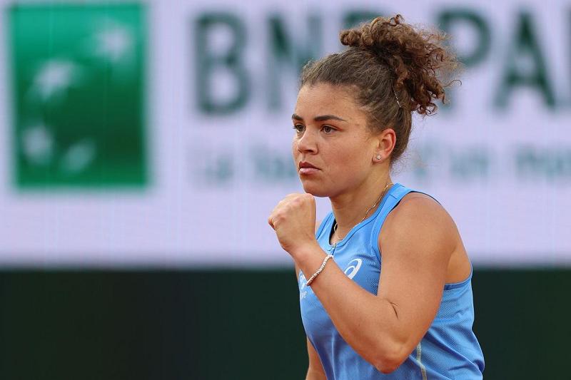 L'esultanza di Jasmine Paolini (foto Getty Images)