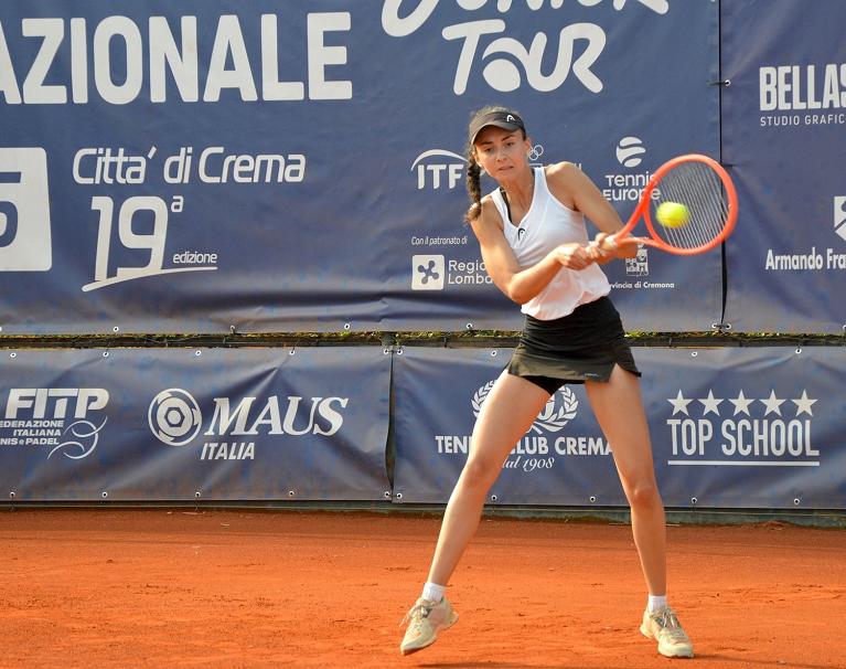 Bianca Baroglio, piemontese classe 2009, è in semifinale nel singolare femminile