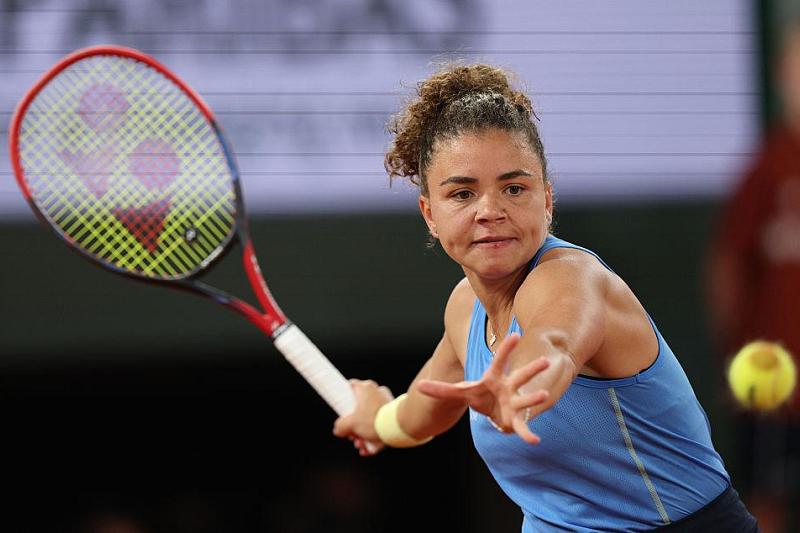 Jasmine Paolini in azione (foto Getty Images)