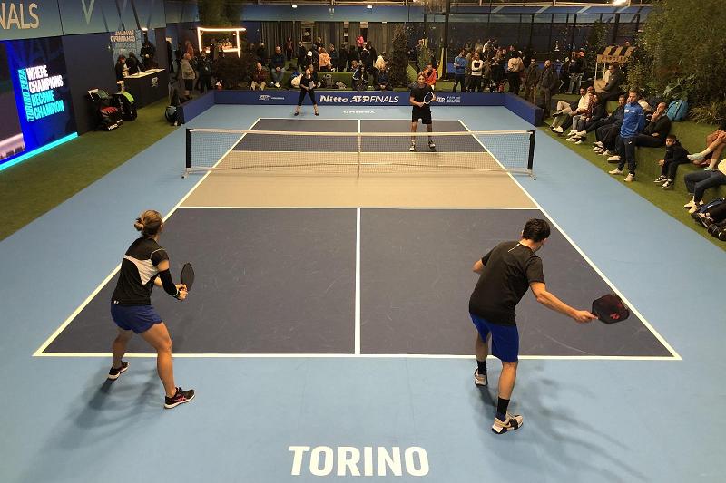 Un momento della finale del Master Nazionale 2024 - Road to Torinodi di pickleballal Fan Village delle Nitto Atp Finals
