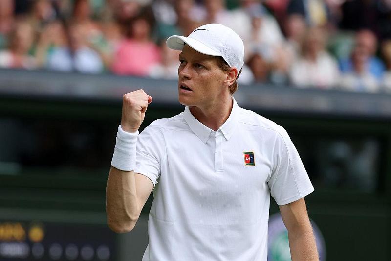 La carica di Jannik Sinner (Getty Images)